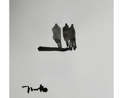Contemporary Minimalist Figurative Acrylic Painting by Jose Trujillo