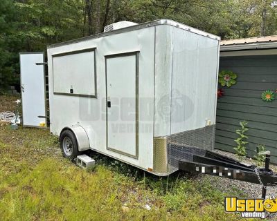 2023 - 6' x 12' Quality Cargo Food Concession Trailer Mobile Vending Unit