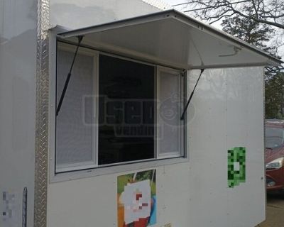 Like-New - 2024 7' x 14' Food & Ice Cream Concession Trailer