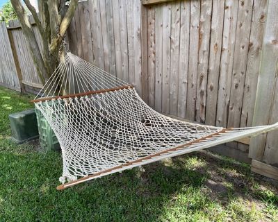 Indoor or Outdoor Handwoven Hammock - Moving Sale