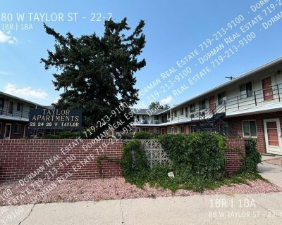 80 W TAYLOR ST. Cozy 1 bedroom, 1 bath apartment, second floor unit. Includes wall AC unit. Coin laundry on-site. Electric to be setup in tenants' name, water, gas & trash will be billed to tenant at $100/month. Pets welcome, dogs under 50 lbs. Please check out our application handbook by copying and pasting the link below into your web browser http://www.dormanrealestate.com/preapplicationpack...
