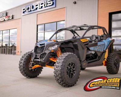 2025 Can-Am Maverick X3 DS Turbo RR Scandi Blue & Orange Crush
