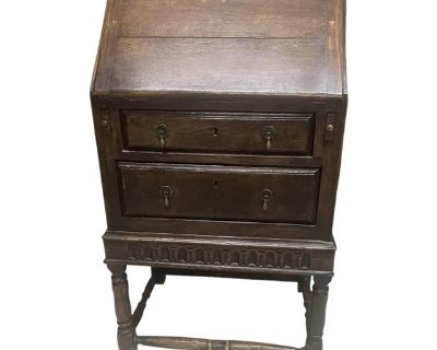 Late 20th Century English Slant Front Desk