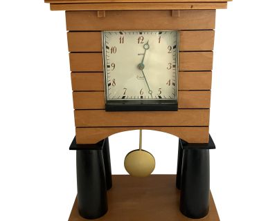 1980s Post Modern Italian Mantel Clock by Michael Graves for Alessi