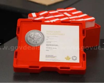 1 Lot of 300 - 1.5 oz Uncirculated Silver Canadian SuperLeaf Coins