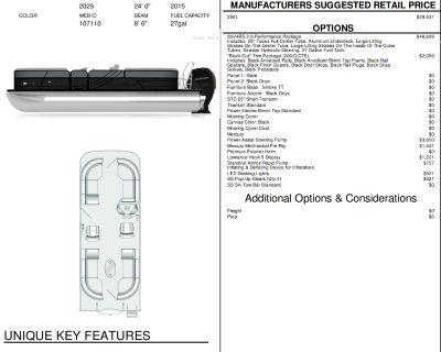 2025 South Bay S224RS Boat Columbia City, IN