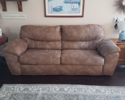 Queen Faux Leather Sofa Bed