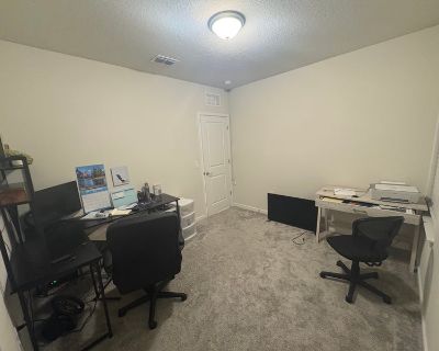 Total rooms: 3. Deposit: $500.00 * Utilities included?: No * Fees apply?: No. No preference. Non-smoking. Not for couples. Furnishings: Unfurnished * Parking: Yes * Living room: No * Broadband included: Yes. Availability Available 10 Nov 2025 Minimum term None Maximum term None. Have a spare guest bedroom that is 12 x 12 . It is a 4 bedroom, 2 bathroom house that is currently just myself and on...