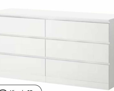 Looking for 6 drawer white dresser