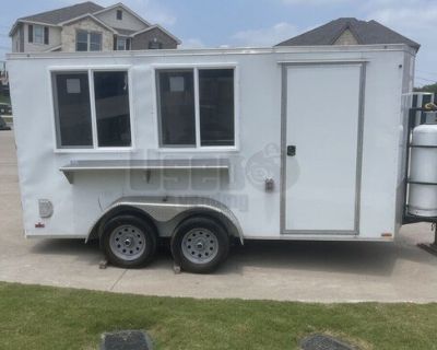 Slightly Used 2015 - 7' x 14' Mobile Food Unit - Food Concession Trailer