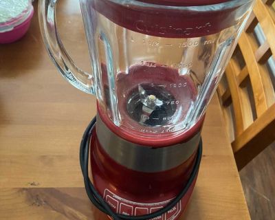 Kitchen Aid blender red GUC