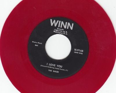 GALES ~ I Love You*M-45*RARE RED WAX !