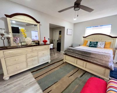 2474 SE Calais Street. Property for Rent in Port Saint Lucie, FL for $1,450 with 1 bedroom and 1 full bath. This 300 square foot property was built in 1980.. Tastefully decorated & fully furnished 1-bed, 1-bath in-law suite with a private entrance from the main house. Kitchenette offers a mini-fridge & microwave. Bathroom features a large walk-in shower & elegant tile. Rent includes utilities. ...