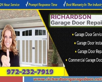 Richardson Garage Door is the best choice for Garage Door Opener Repair in Richardson, TX. Your opener may have a wiring problem, a missing part, or simply be worn out; whatever the reason, it may stop working before its expected lifetime of ten years.

We can help you out with information about belt drive openers, silent openers, and openers that require very little maintenance. If you need ga...