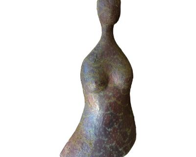 Bill Anson Copper Clad Scaled Female Nude Figure