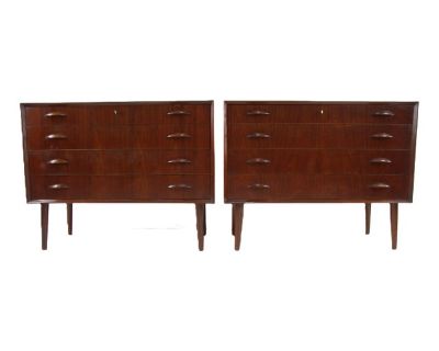 1960s Pair of Johannes Sorth Gentlemans Chest Mid Century Mobler