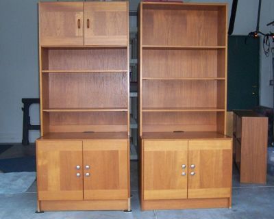 2 Teak cabinets