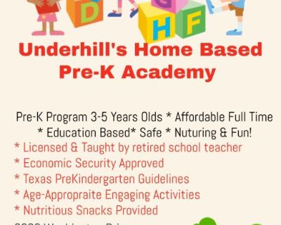 Underhill's Home-Based Pre-K Academy