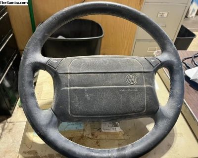 89 - 93 Mk1 Vw Cabriolet Steering Wheel w air bag