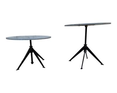 Set of Two Modern Adjustable End Tables
