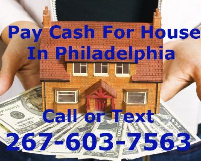 I Buy Houses Cash in PHILADELPHIA/ Port Richmond Kensington 19134