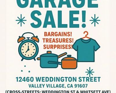 VALLEY VILLAGE - COMMUNITY GARAGE SALE! - 12460 Weddington St