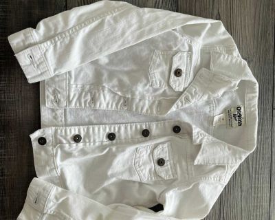 White jean jacket