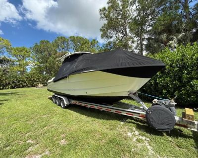 Offered by Costa Del Mar

Financing Available

Pristine Condition, 2nd Owner, Trailer Stored, Bottom Paint, Yamaha :: 4Stroke, , Twin, 250 HP, 482 Hours

ELECTRONICS: New Dual Garmin 8612 XSV Original 5212 Garmin Autopilot Original VHF New Fusion Kicker Speakers w/ Amp Thru Hull Transducer

OPTIONS: Hardtop, Electronics Box, Captain Chairs, Spreader Lights, Windlass, Bolsters, Trim Tabs, Fresh ...