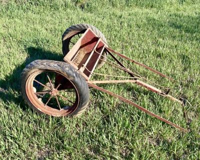 Antique Fertilizer Spreader Grain Drill Ford 8n 9n
