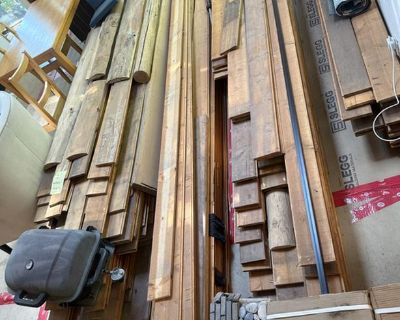 Rare Huge Lot Reclaimed Western Red Cedar Boards T&G - Clear Grade Beauty!