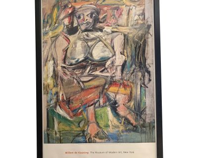 Willem De Kooning Exhibition Poster “Woman”