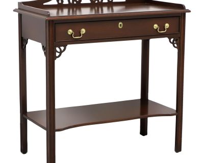 Salem Square Mahogany Chippendale Console Table