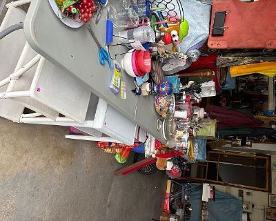 Held inside the garage- come shop rain or shine