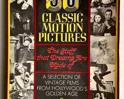 50 Classic Motion Pictures: Golden Age Hollywood Film Book by Zinman