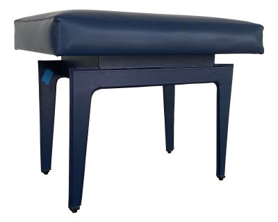 Villa and Home Modern Blue Leather Winston Stool