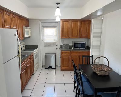 NE 23rd Ave. Move right in to this Fully equipped and furnished 2/2 with washer dryer in unit and fenced in yard great for a pet. Nice area east of US1, sitting area by front door, central ac, an easy walk to the Publix supermarket and a few restaurants, and just a couple miles from the beach. Call agent. Equal housing opportunity.. 2 Bedroom. 2 Bathroom. 1728 ft . Furnished