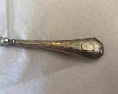 Sterling Silver Hand Antique Shoe Horn