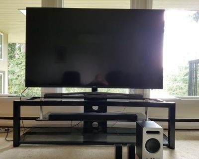 70" Samsung 4K TV + Vizio Surround Sound $400 OBO Must Go by June 24!