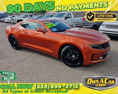 1 previous owner(s). Mileage: 0. Coupe. Fuel Type: Gas. Fire up our One Owner 2023 Chevrolet Camaro 1LT Coupe in Vivid Orange Metallic and turn your next drive into something special! Motivated by a 3.6 Liter V6 that generates 335hp matched to a paddle-shifted 10 Speed Automatic transmission with a focus on going faster. This finely tuned athlete also features an FE2 sport suspension for even q...