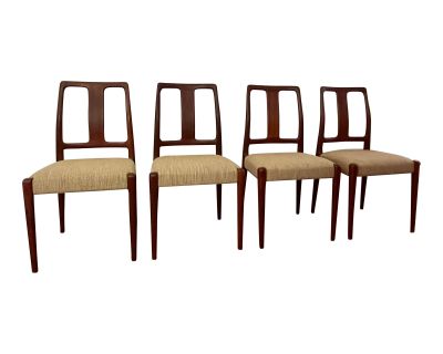 Vintage Johannes Andersen D-Scan Chairs - Set of 4