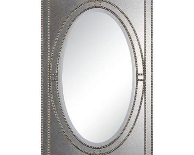 Uttermost Earnestine Silver Oval Mirror