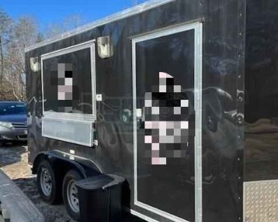 Custom-Built - 2022 8' x 14' Kitchen Food Concession Trailer with Pro-Fire Suppression