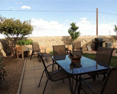 Patio set , large table with 4 chairs