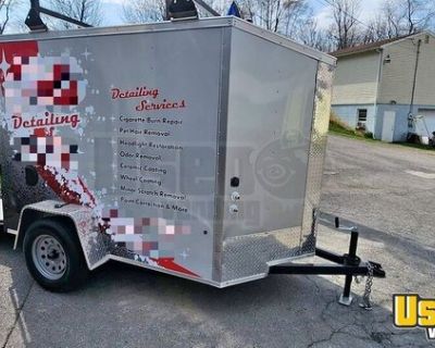 Compact 2023 - 5' × 8' Mobile Car Detailing Trailer