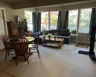 Available on: now. Furnished. Parking available * LGBTQ+ friendly * Students welcome * 40+ years welcome Gerri will require background checks for this room Learn more. Large, furnished room for single-occupancy with a queen-sized bed, standing lamp, sturdy desk and chair. Comes with an entire wall of built-in closet space! Shared bathroom with one other housemate. Common areas include kitchen, ...