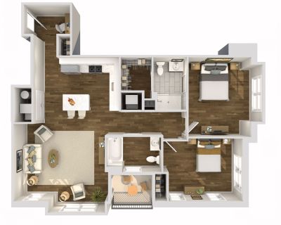 2 Bedroom 2BA 1216 ft Pet-Friendly Apartment For Rent in Bordentown, NJ