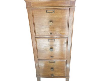 Cherry File Cabinet 3 Drawer