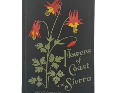 Vintage Flowers of Coast and Sierra Botanical Illustration Book