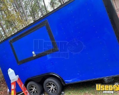 TURNKEY - 2019 16' Spartan Cargo Kitchen Food Concession Trailer with Pro-Fire Suppression