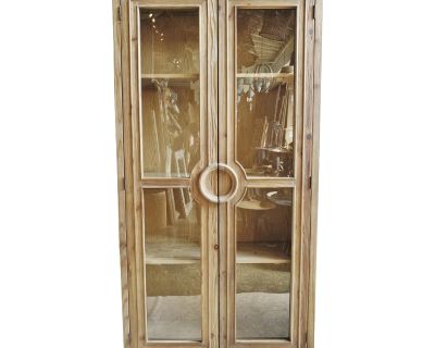 Sutton Salvaged Wood Display Cabinet